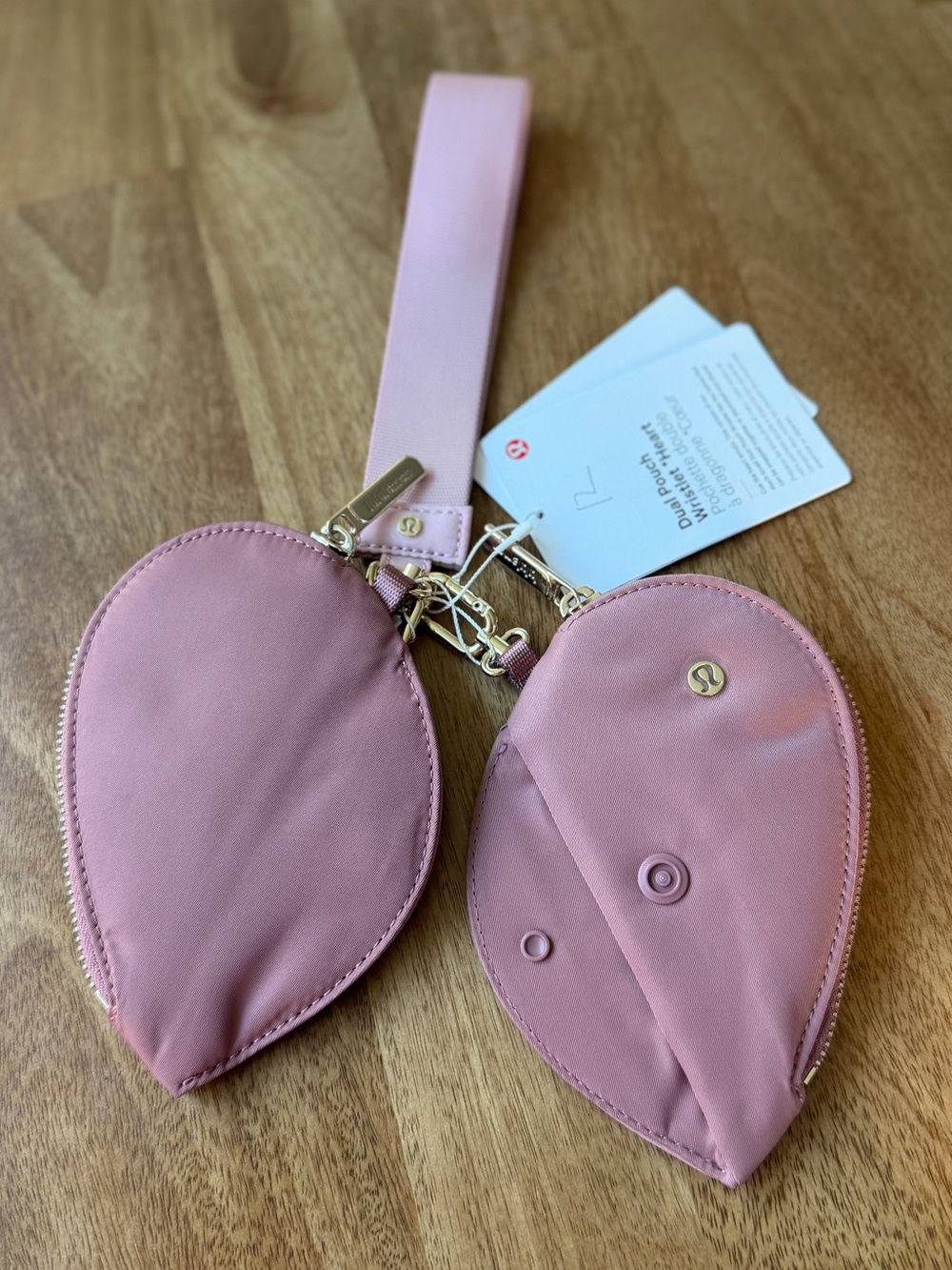 Lululemon Heart Dual Pouch Wristlet - LIMITED EDITION - Picture 4 of 9